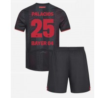 Bayer Leverkusen Exequiel Palacios #25 Koszulka Podstawowa dzieci 2025-26 Krótki Rękaw (+ krótkie spodenki)